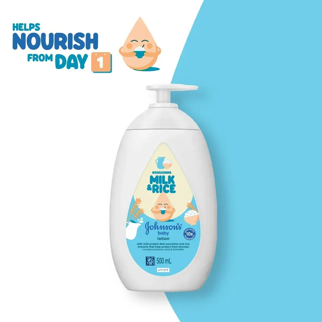 Johnson’s® Milk + Rice Lotion image 1
