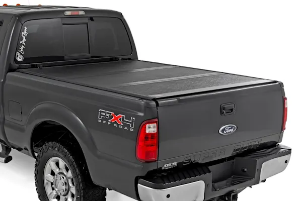 Hard Low Profile bed cover installed on a Ford F-250 Super Duty