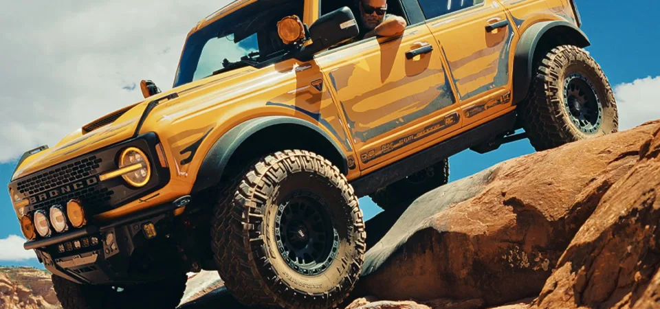 Ford Bronco Canyons | Rough Country Series 82 Wheels - TatC