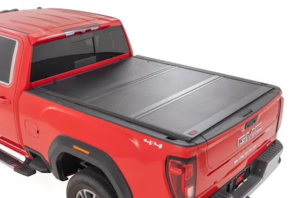 Hard Low Profile bed cover installed on a GMC Sierra 2500HD