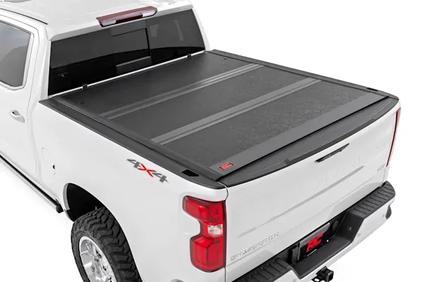 Hard Low Profile bed cover installed on a Chevy Silverado