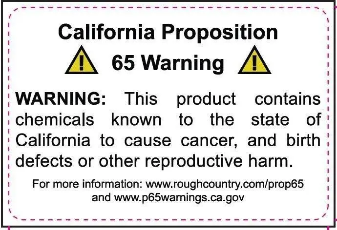 California Prop 65 | Rough Country