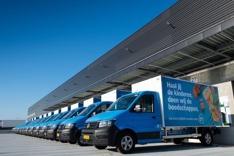 Ahold Delhaize: Fleet of trucks