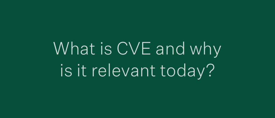 What is CVE and why is it relevant today?