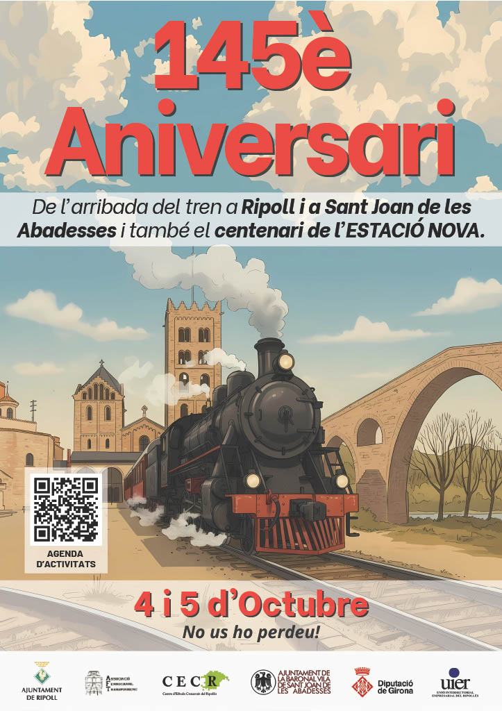 145è aniversari del ferrocarril a Sant Joan de les Abadeses