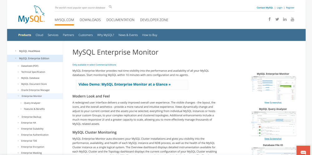 MySQL Enterprise Monitor