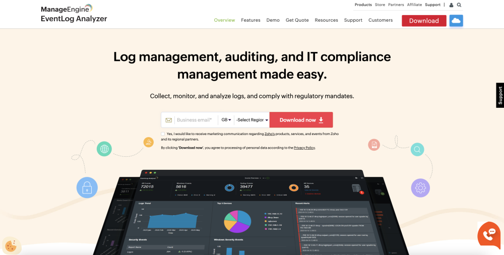ManageEngine Event Log Analyzer