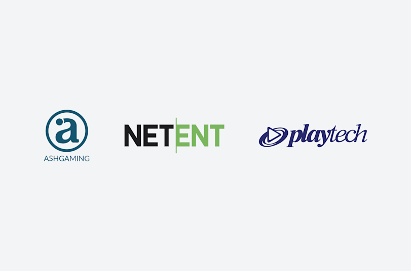 Ashgaming NetEnt Playtech software providers