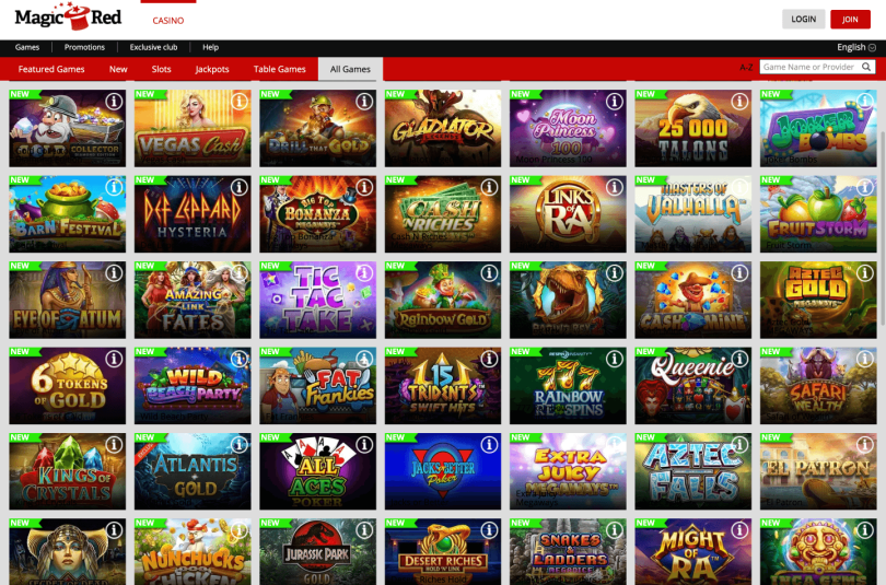 MagicRed all games