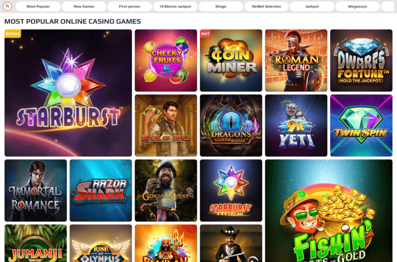 NetBet Casino gameplay