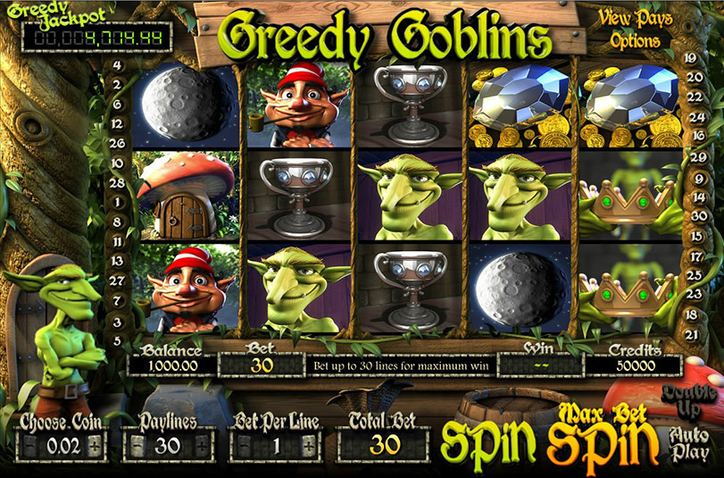 Greedy Goblins BetSoft screenshot
