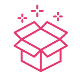 Rewards Box Sparkle Live Design Icon