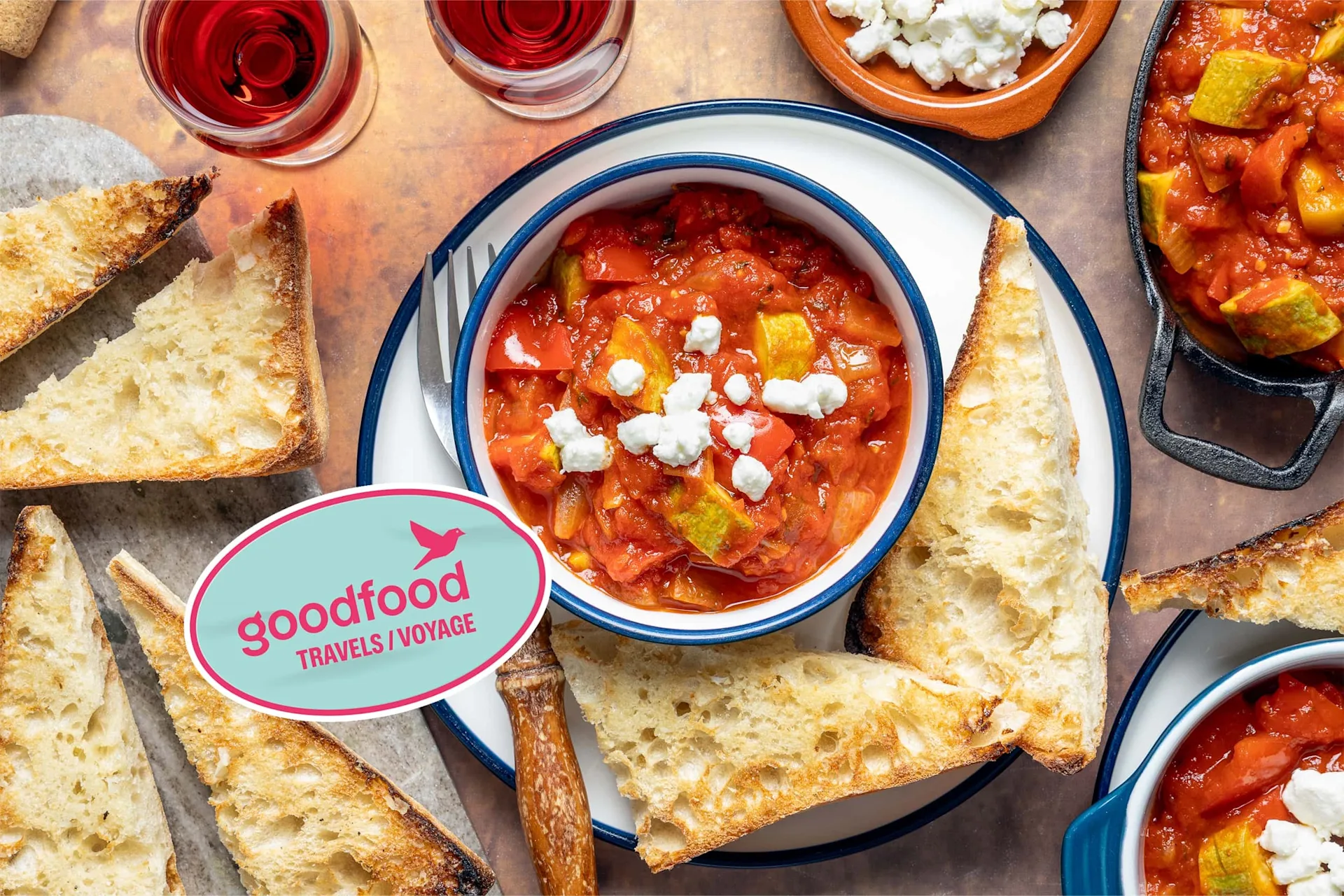 French Collab Provençal Ratatouille with Chèvre and Baguette BS CL-26 W563