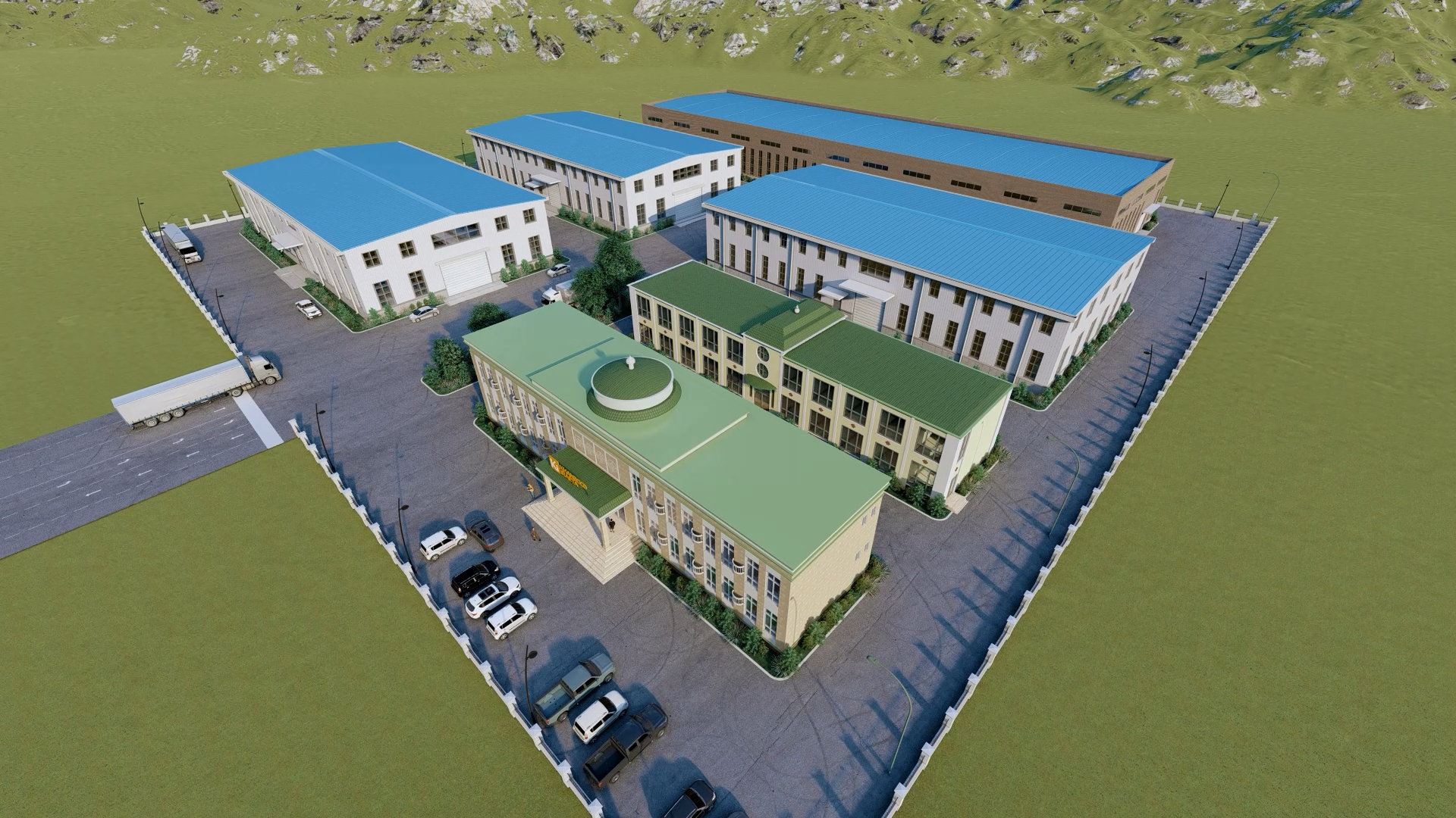 Steel balls factory