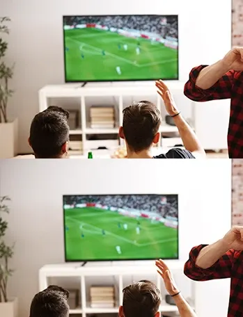 Vive el fútbol con 26% Cashback en Pantallas