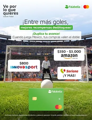 Ve por lo que quieres con tu Tarjeta Falabella