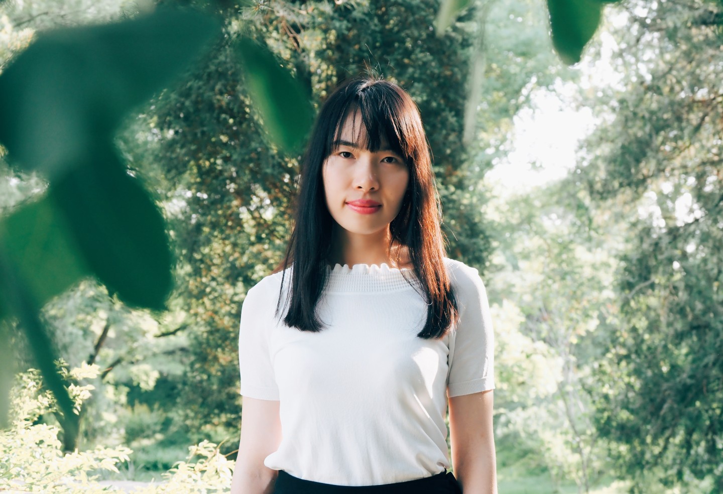 woman-in-green-forest