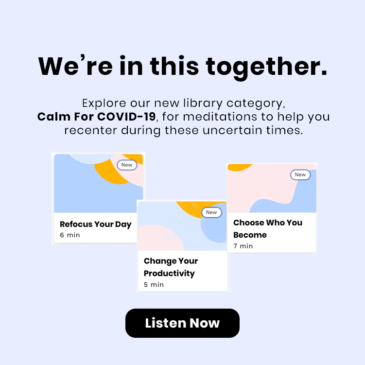 Calm for COVID-19 CTA
