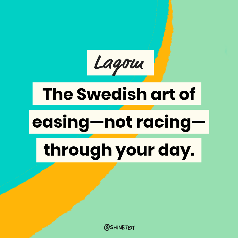 Swedish Lagom