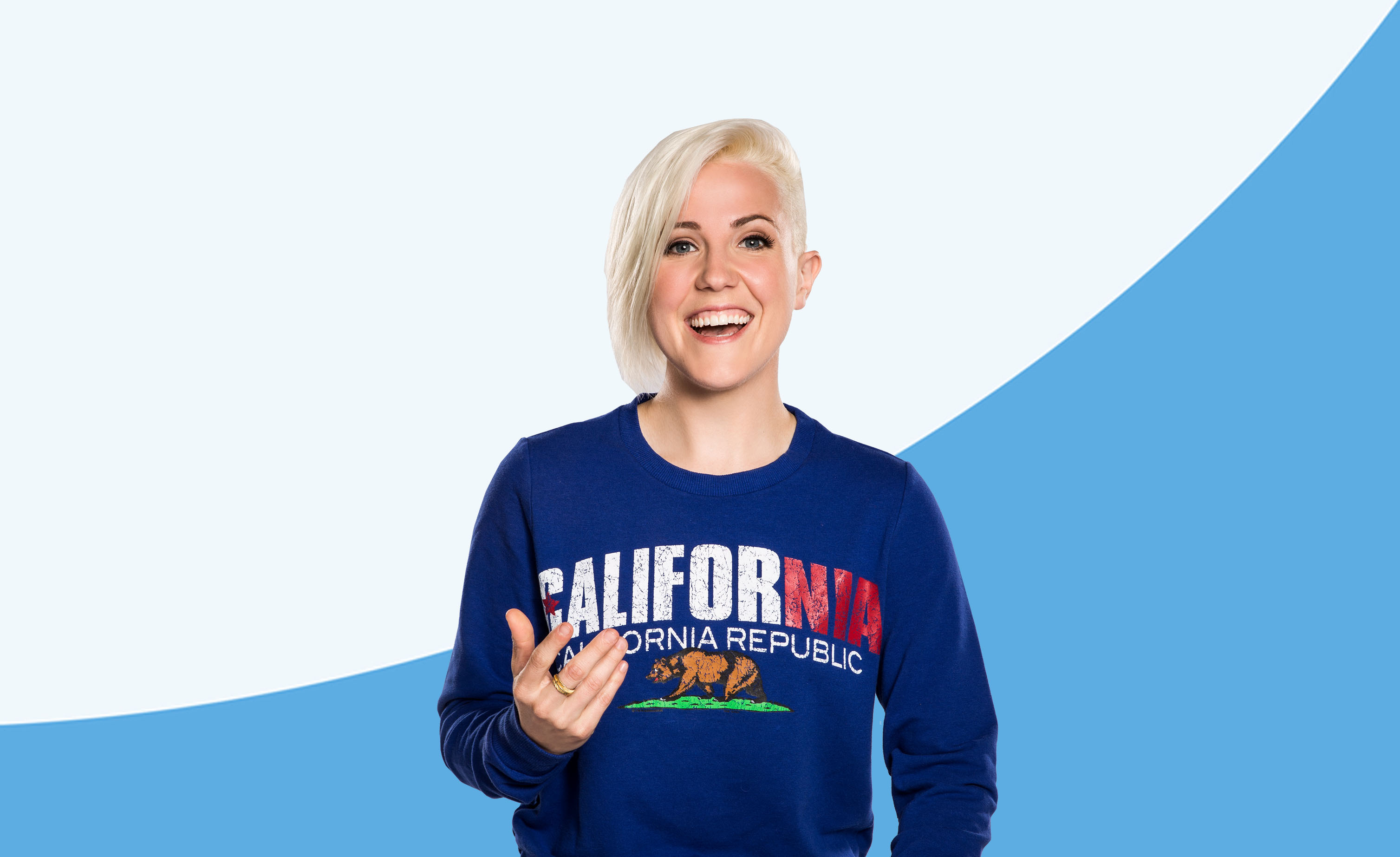 3 Ways Hannah Hart Practices Self Acceptance Every Day Shine   Hannah Hart Main 