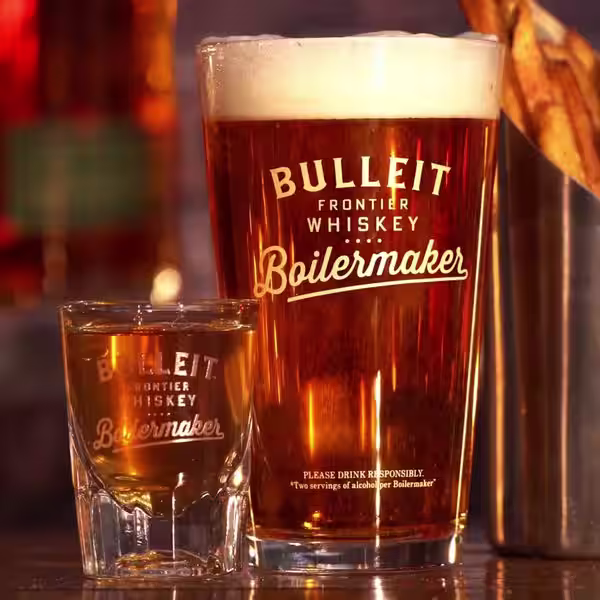 Bulleit Rye & IPA or Blonde
