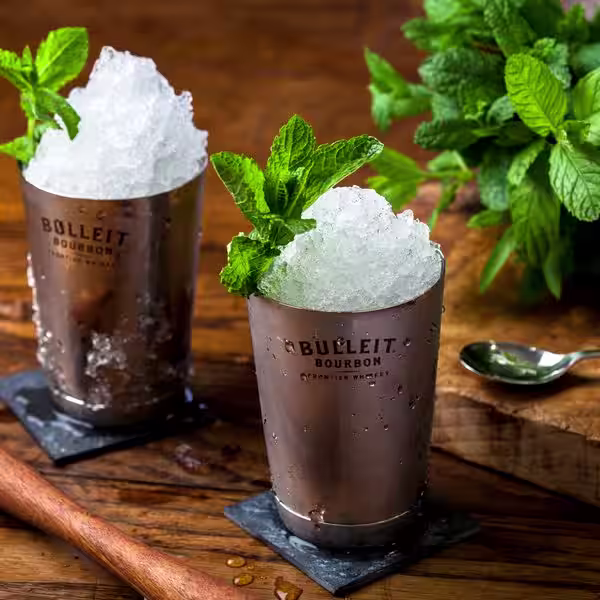 A pitcher of mint julep. Click to find our recipe for mint julep