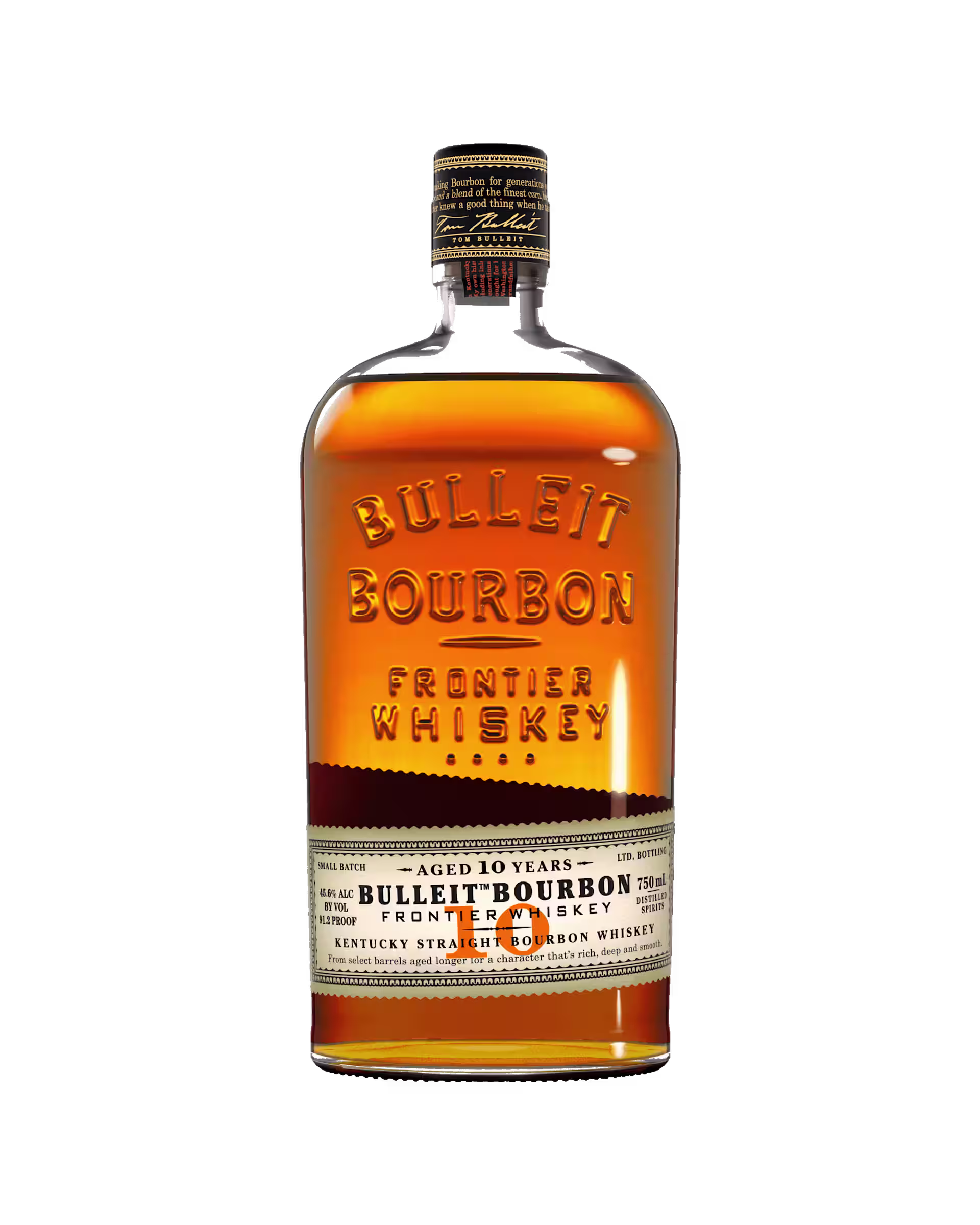 BULLEIT 10 YEAR AGED WHISKEYS