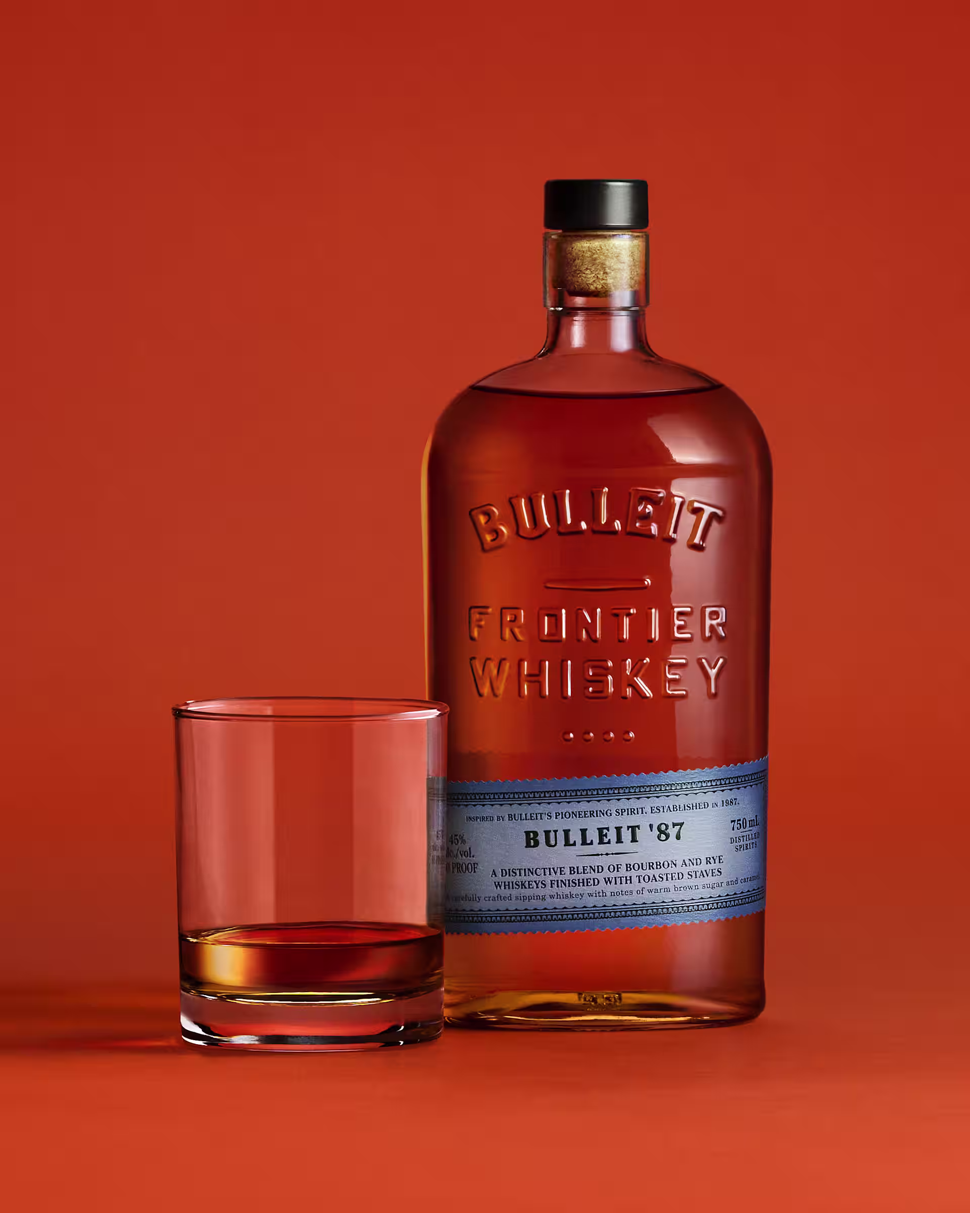 Bulleit '87 with Glass