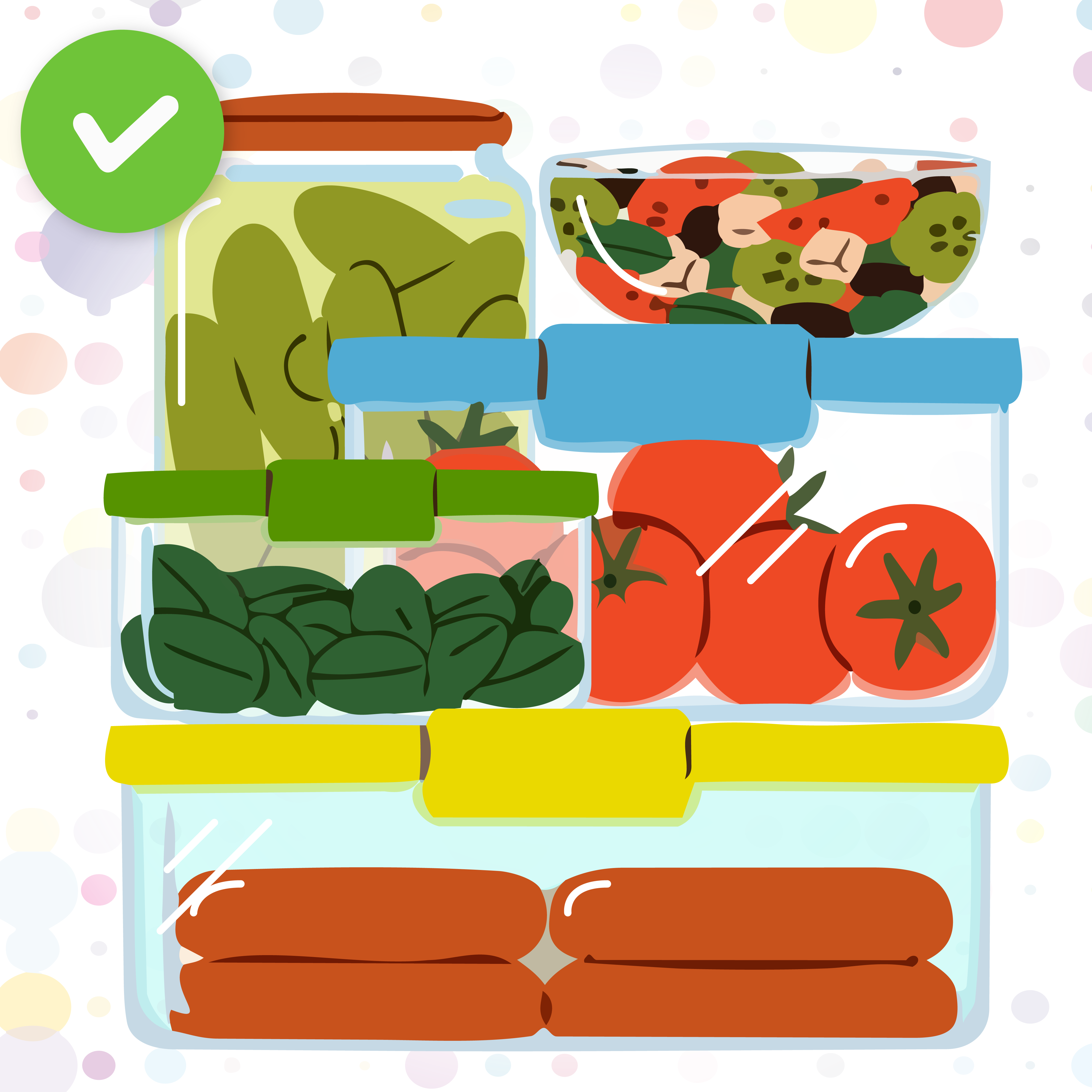 Reusable containers for leftovers