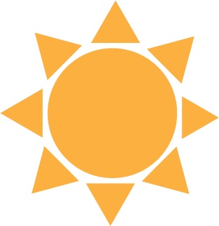 Graphic of the Sun