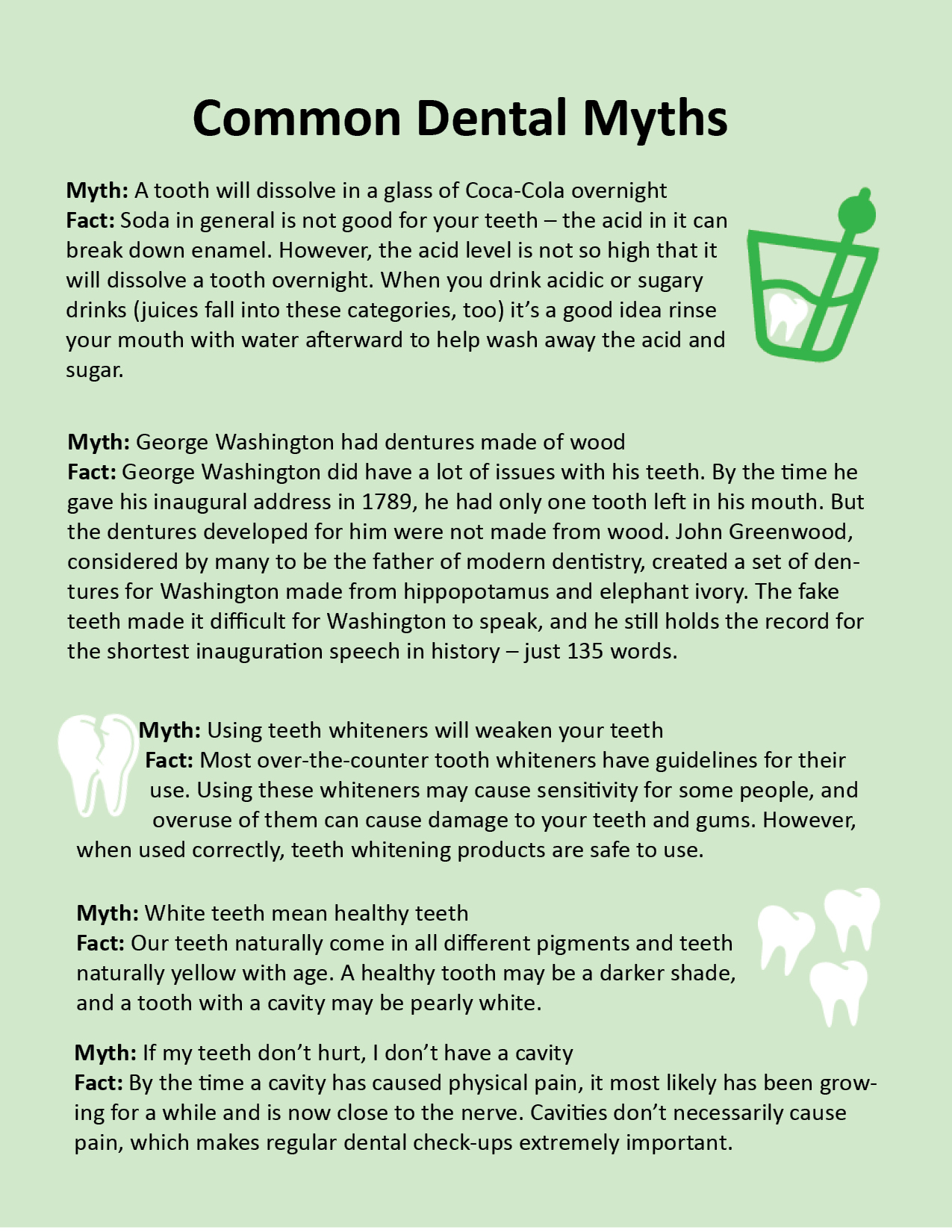Common Dental Myths article