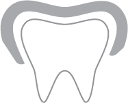 Tooth crown icon