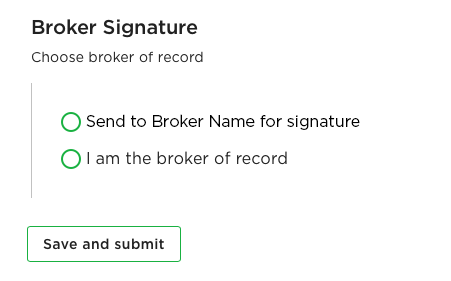 Broker Signature