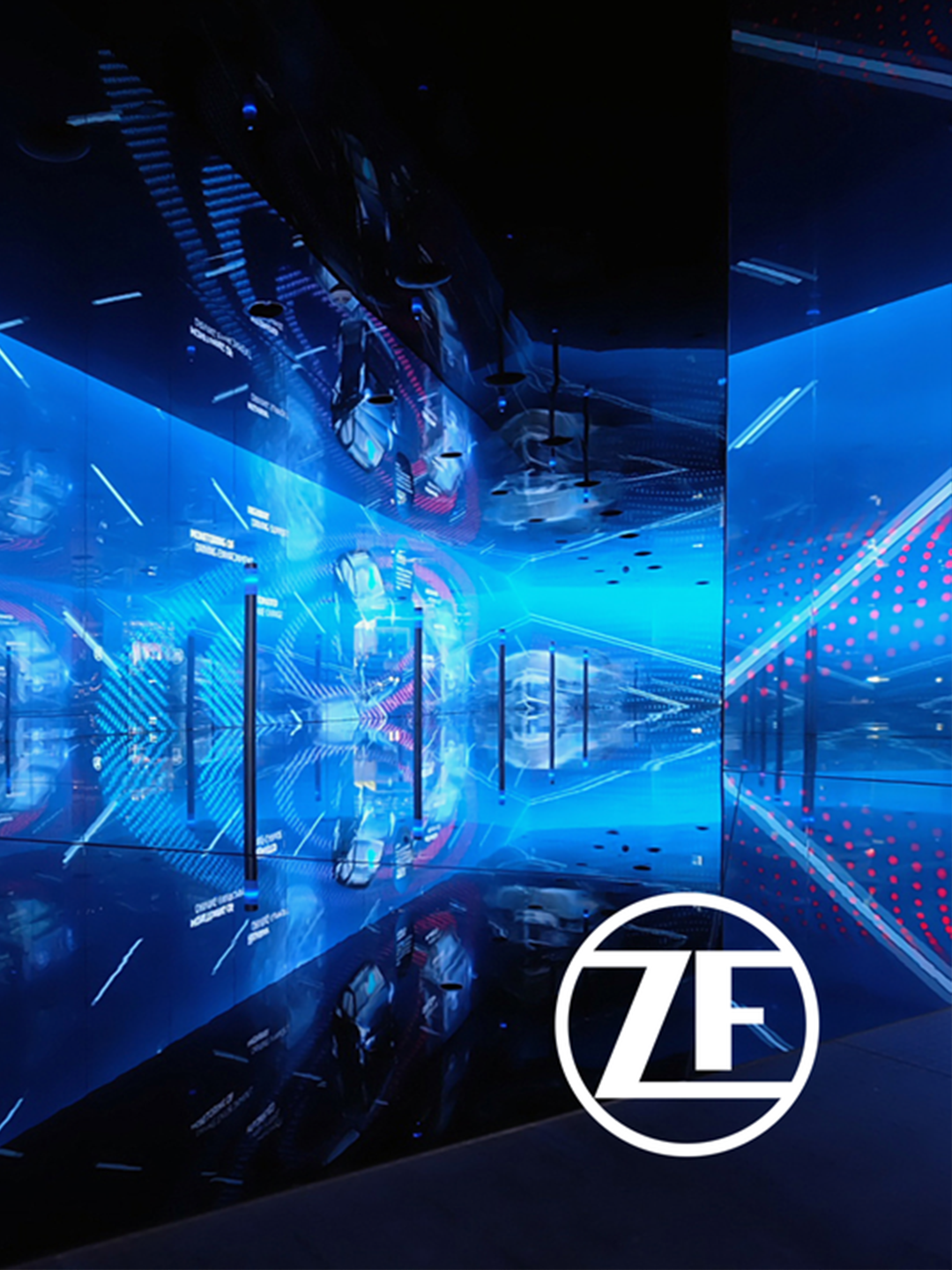 Image from the Brand Strategy campaign "Start of a new era" by Jung von Matt BRAND IDENTITY for the technology group ZF.