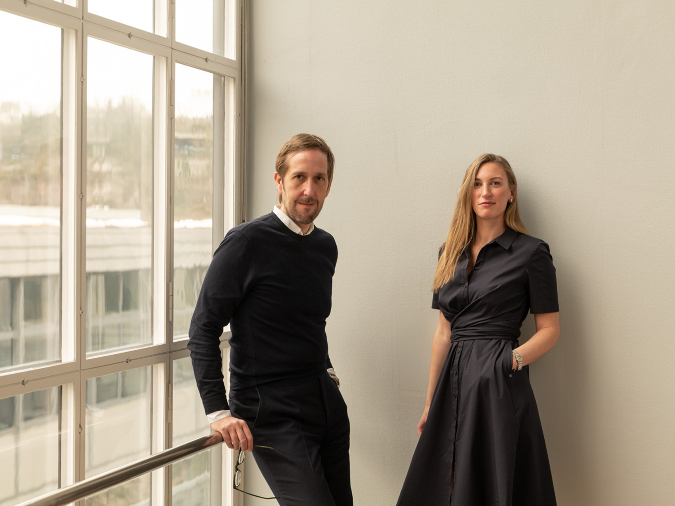 Picture of the managing directors of LEAP PARTNERS Sophie Bernhardt and Mattias Weber.