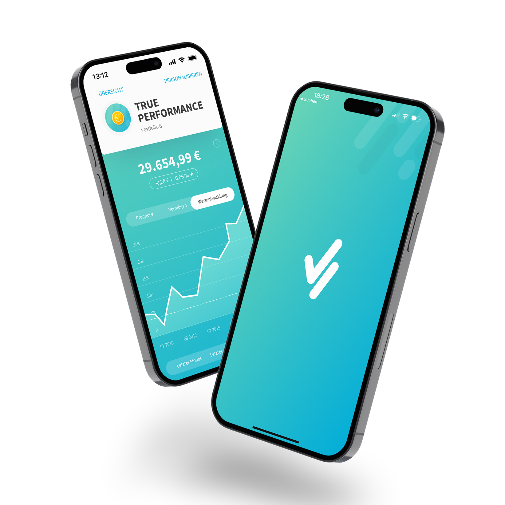 VisualVest App Screens on Mobile Device