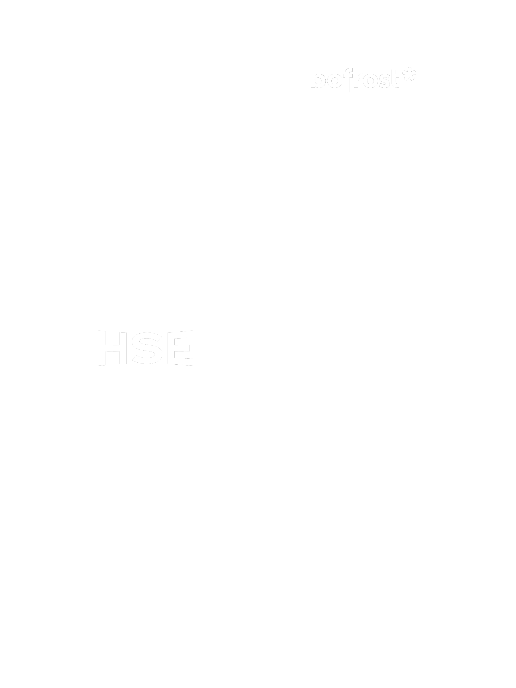 Picture of a bunch of different logos, from companies Jung von Matt BRAND IDENTITY has worked with, placed on a black background.