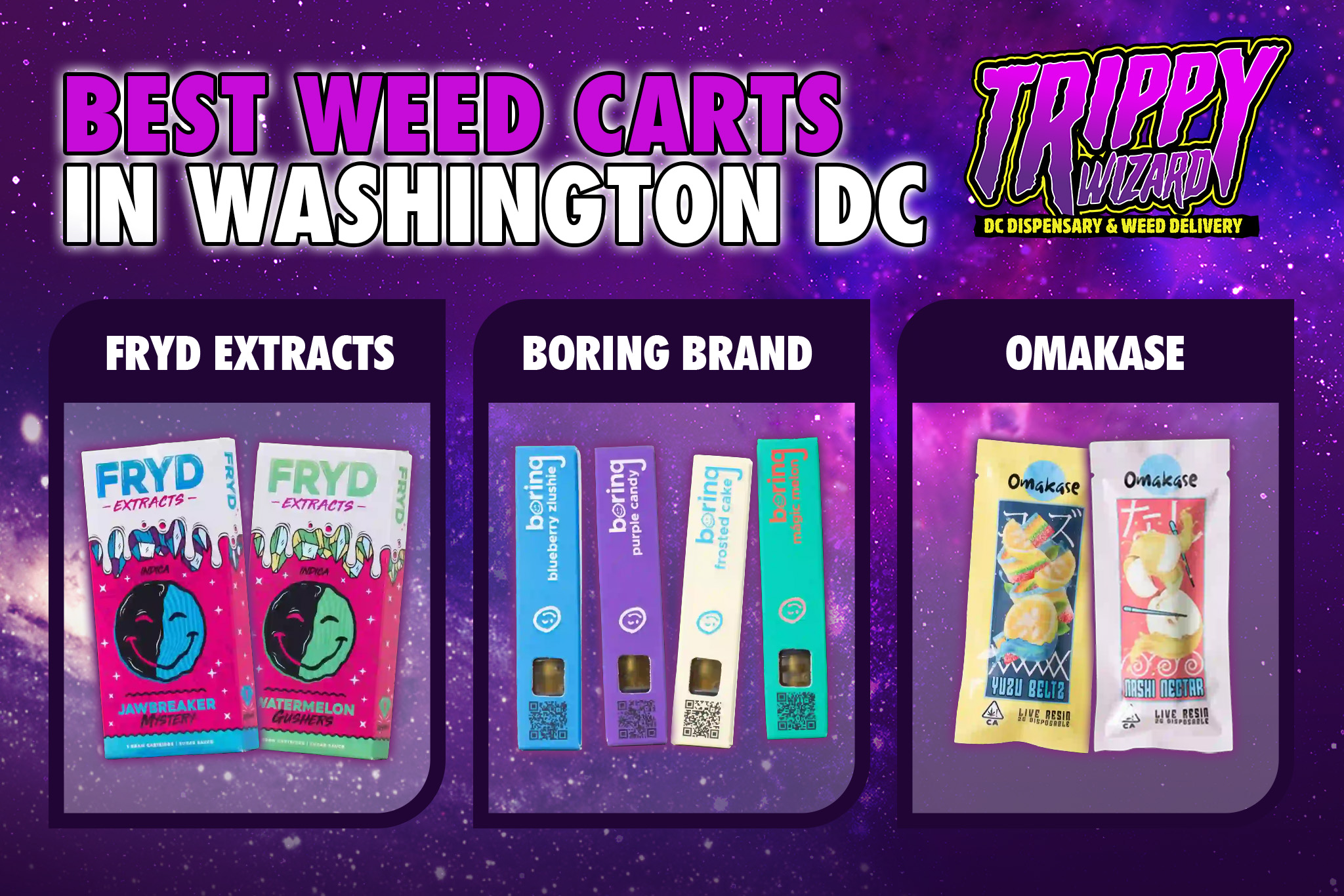 Weed Carts Weed Dispensary & Delivery DC Trippy Wizard