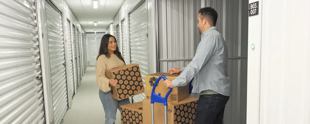 Clients at a STOREX facility at their unit