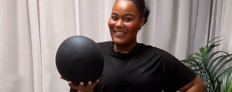 Mia Graham in Her Pilates Studio