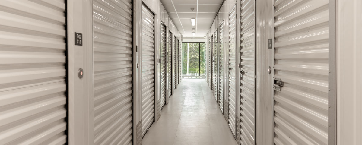 Hallway of units at a STOREX facility