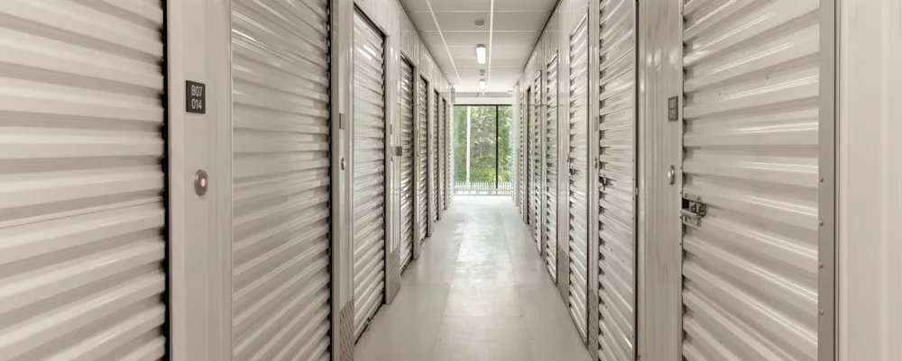 Hallway of units at a STOREX facility