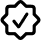 Illustration of a star with a checkmark