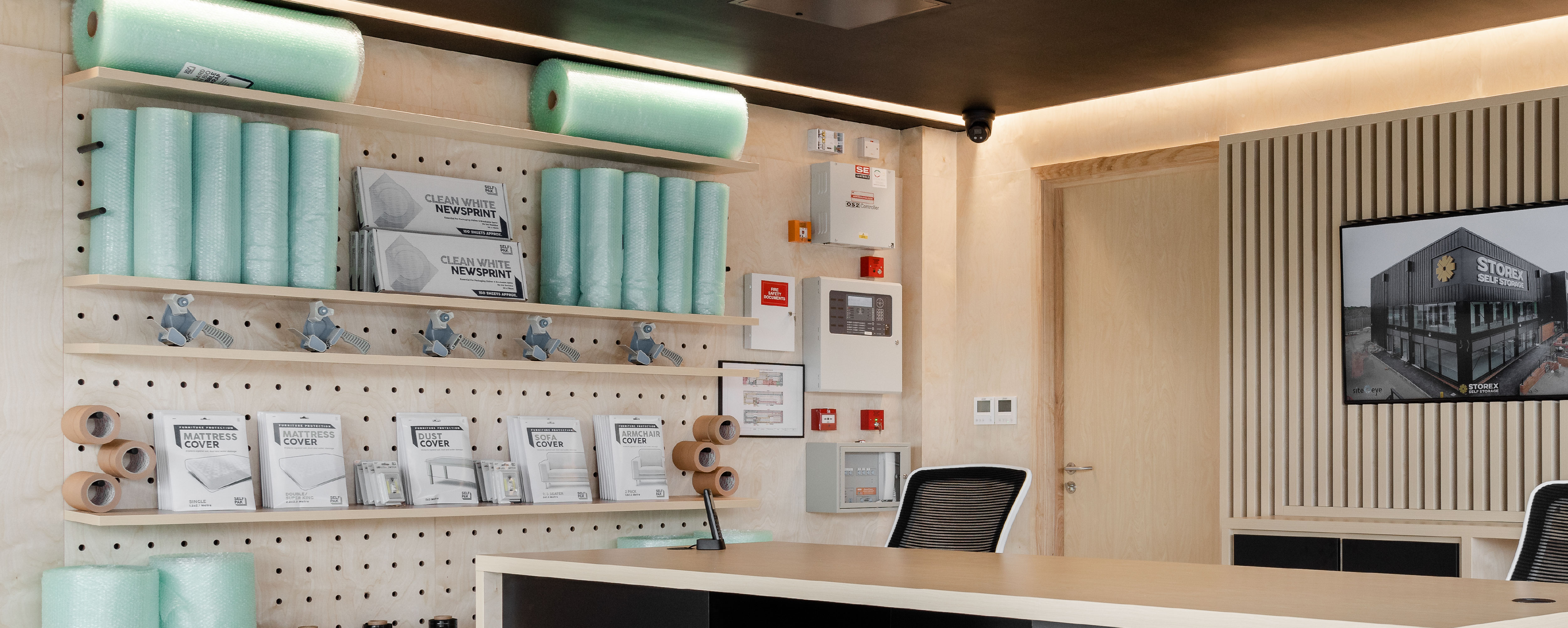 Use quality packing materials from STOREX