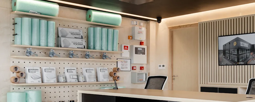 Use quality packing materials from STOREX