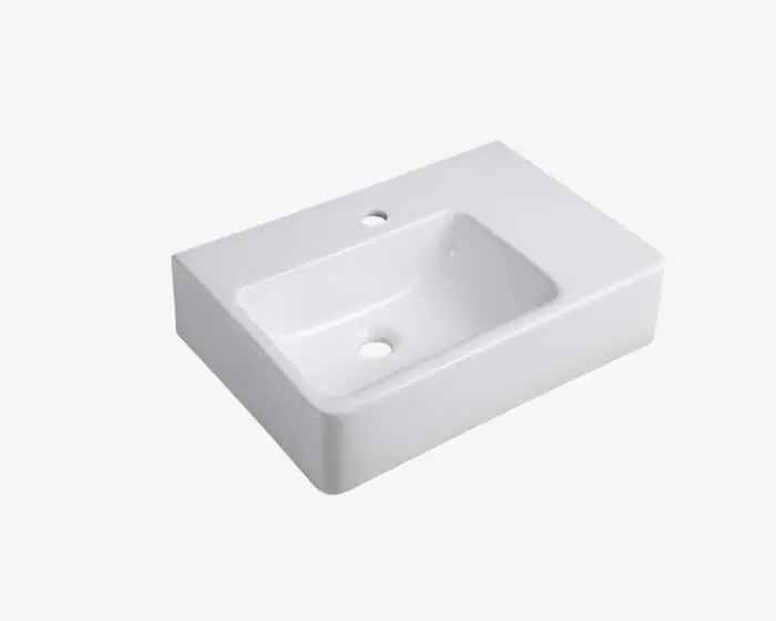 Wolfen Wall Basin with right hand shelf