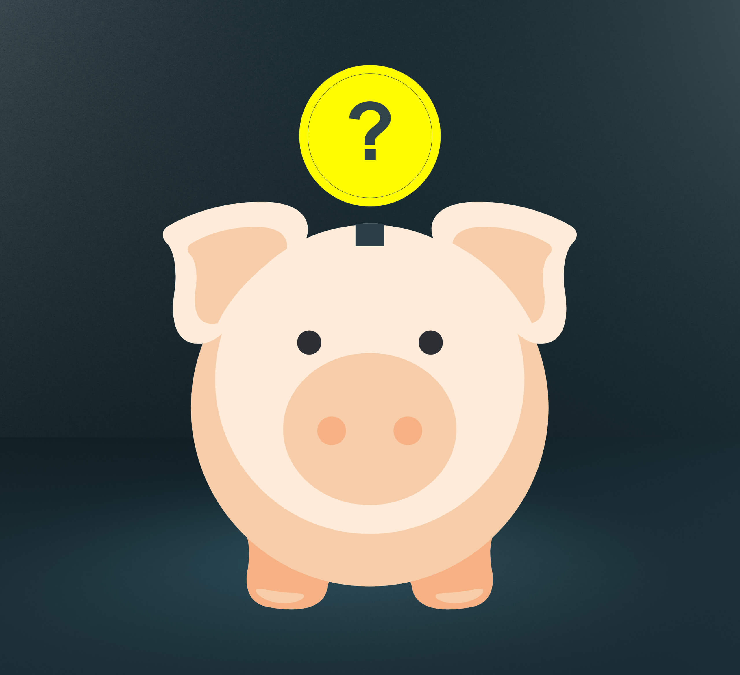 illustration of a piggy bank full of savings