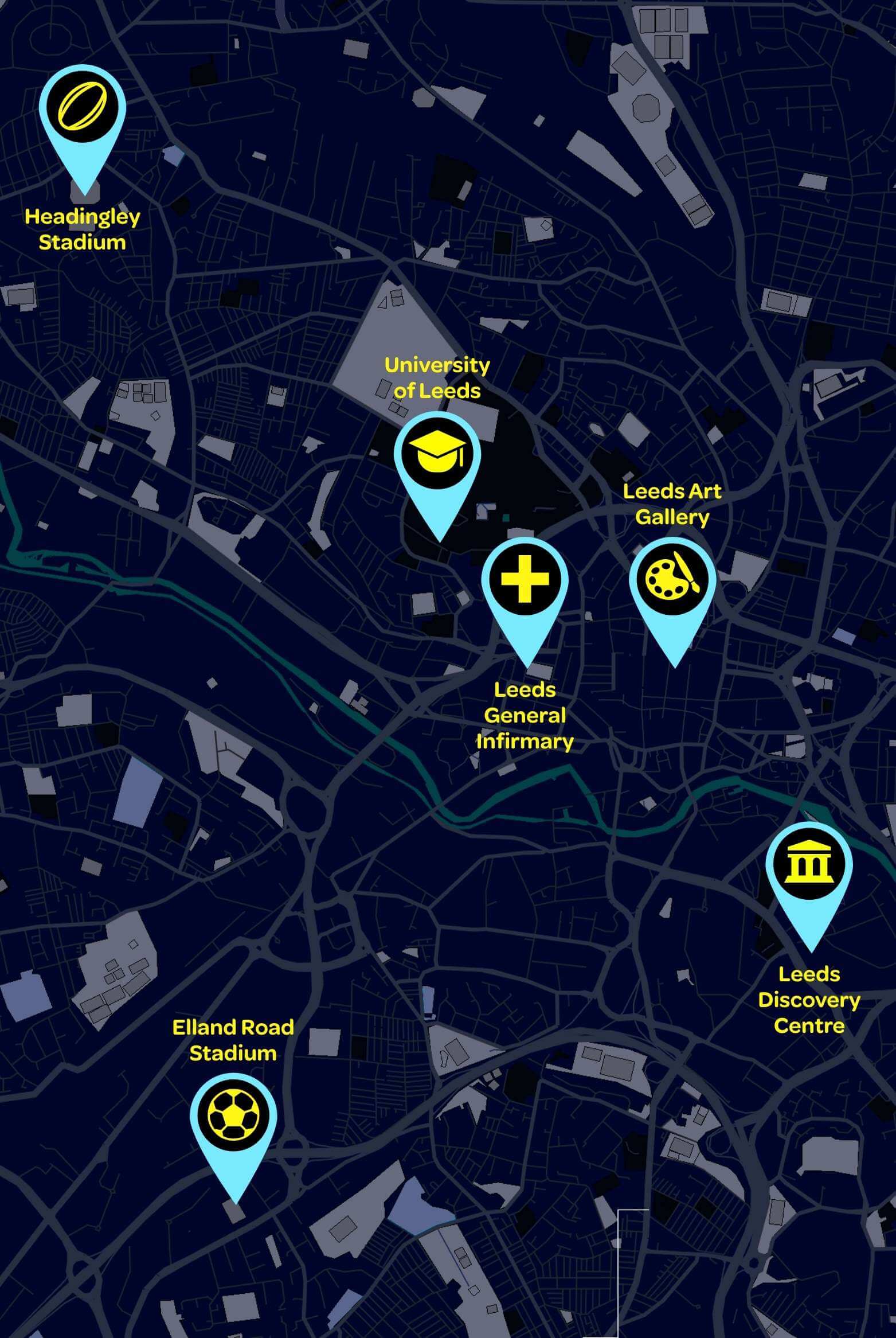 Leeds map