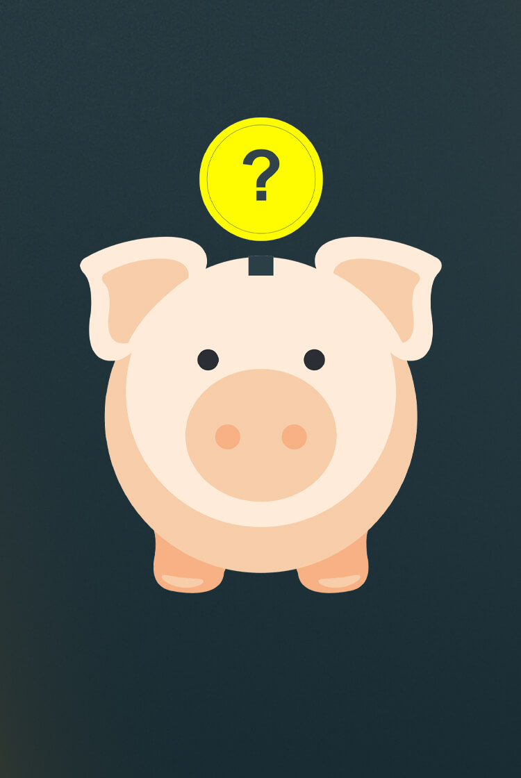 illustration of a piggy bank full of savings
