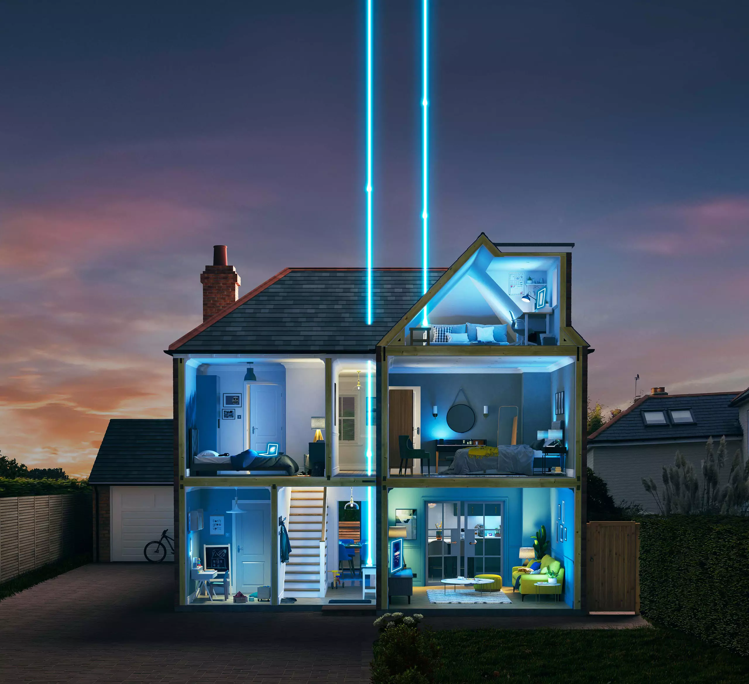 Future Fibre + Amazon eero beamed into your home